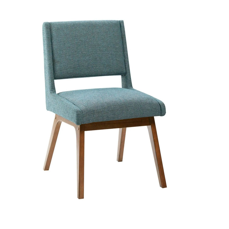 Dining Chair With Upholstered Seat And Back (Set of 2) - Blue by HouseOfZazla