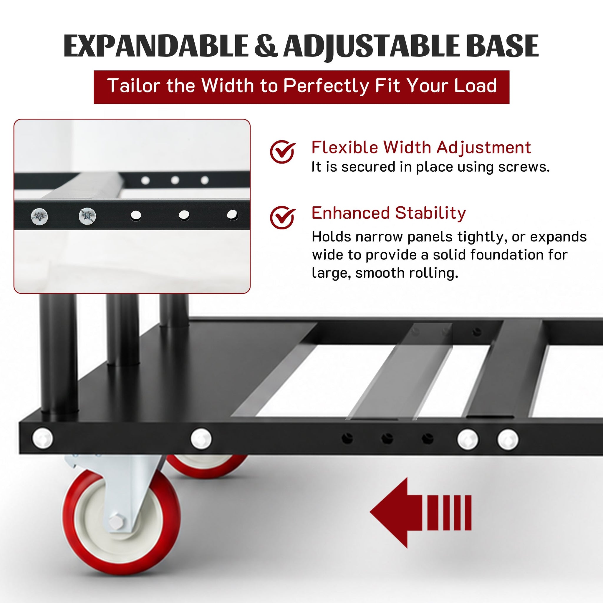 1000LBS Heavy Duty 2-in-1 Table Dolly by HouseOfZazla