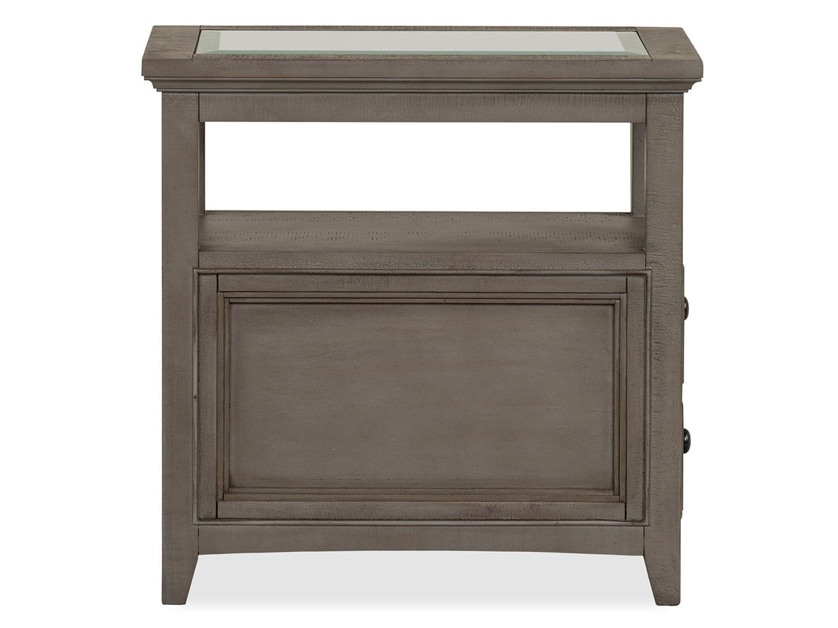 Paxton Place - Chairside End Table - Dovetail Gray, photo 3 of 7