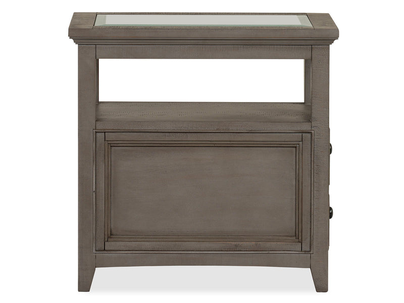 Paxton Place - Chairside End Table - Dovetail Gray, photo 3 of 7