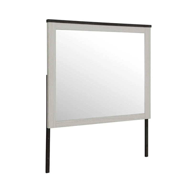 Avery - King Bedroom Set With Bookcase Headboard, Low Profile Bed, Spacious Drawers - Beige by Unique Piece Furniture