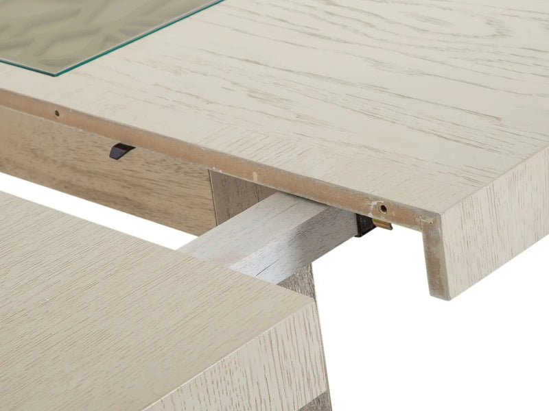 Lenox - Rectangular Dining Table - Warm Silver by Unique Piece Furniture