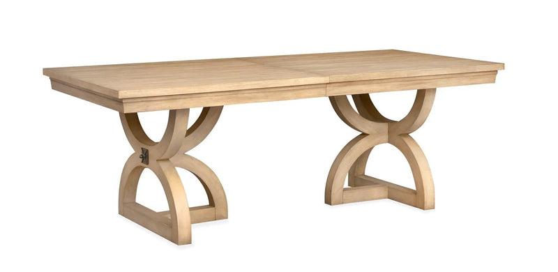 Coventry - Extendable Trestle Dining Table - Honey Wheat, photo 2 of 7
