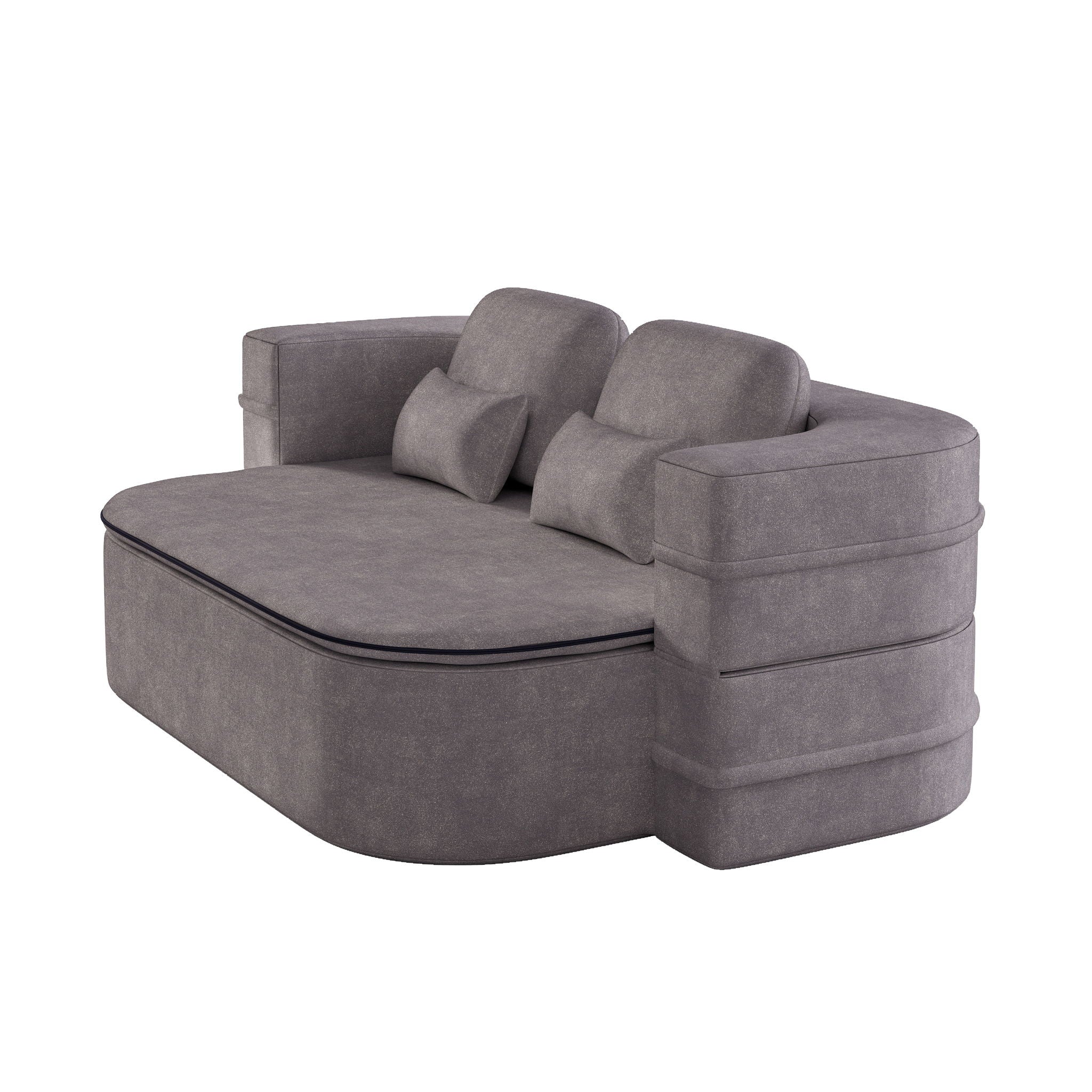 2 In 1 Foldable Sofa Bed With Multi Functional Blanket, Floor Lounge Sofa by HouseOfZazla