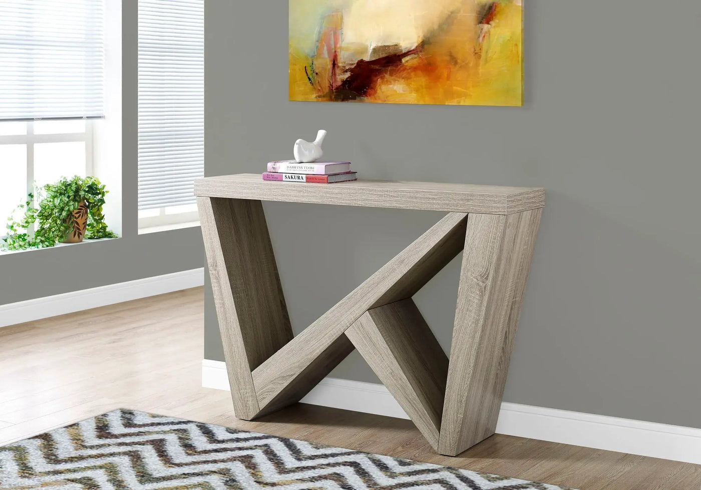 Accent Console Table For Entryway, Durable Construction by HouseOfZazla