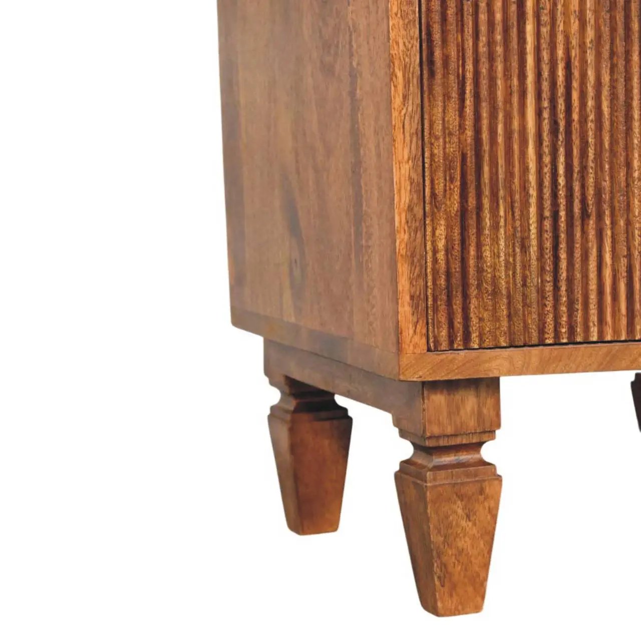Solid Wood Louvre Bedside Unit by HouseOfZazla