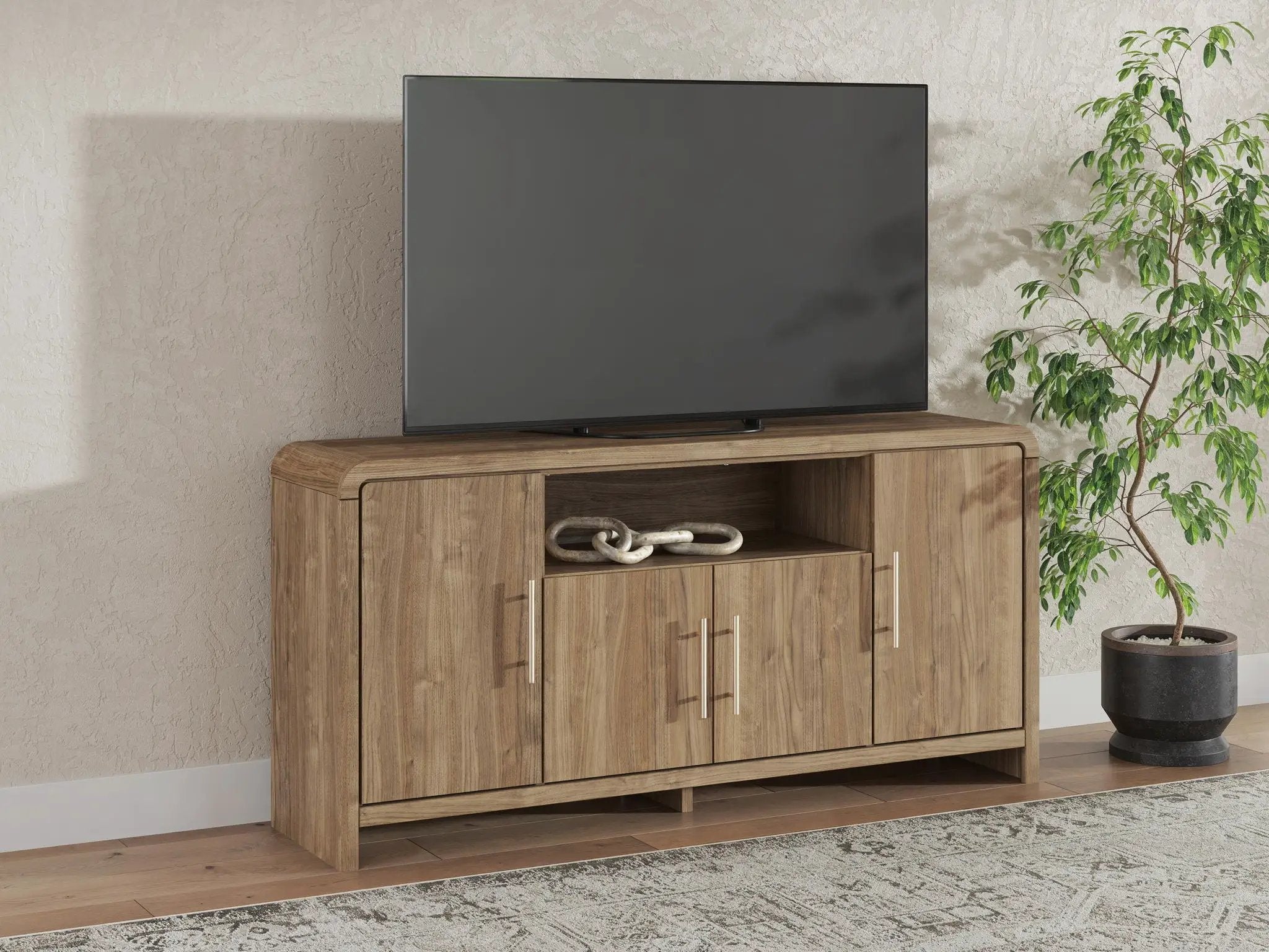 Dovander - Extra Large TV Stand - Brown by Unique Piece Furniture