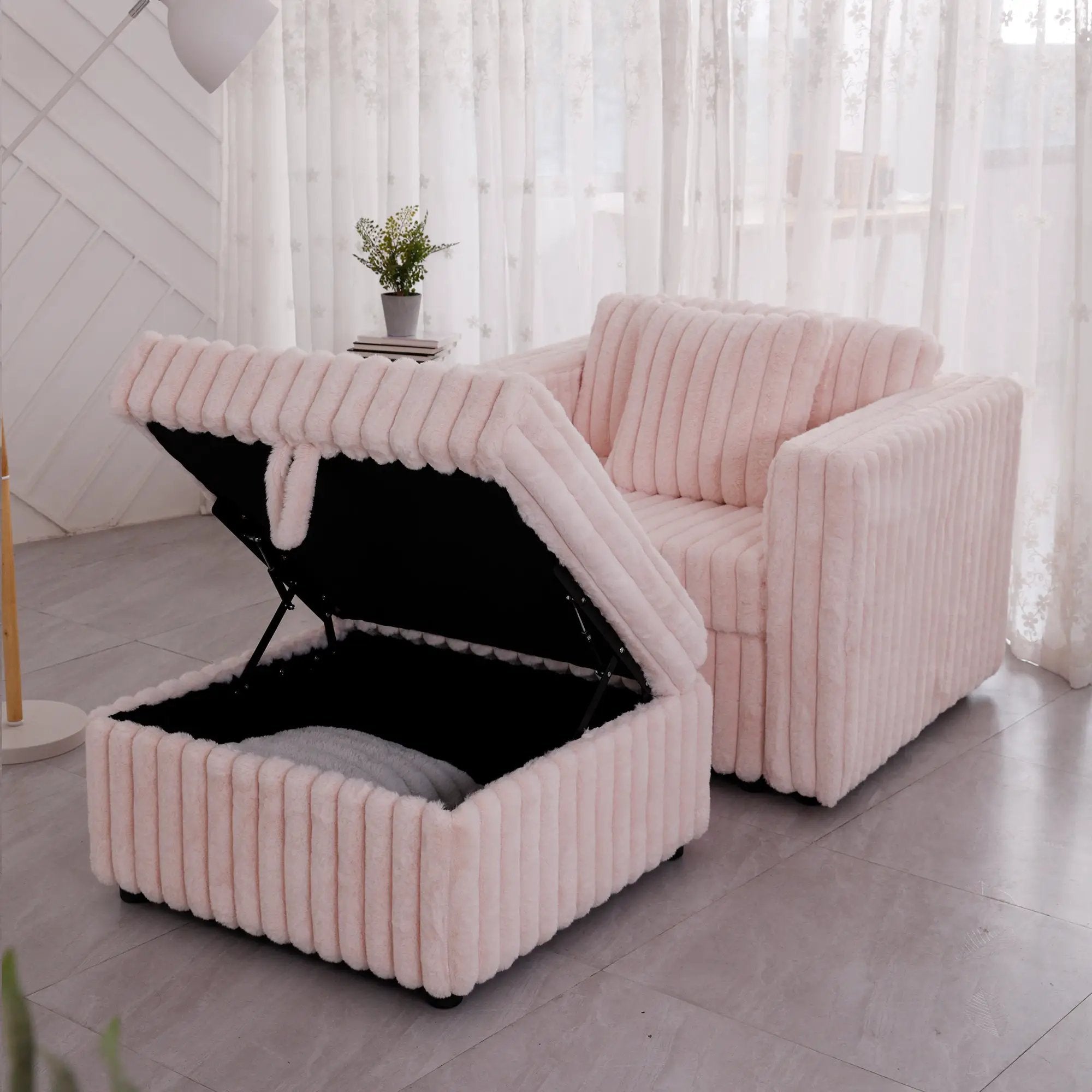 44.9" Soft Modular Sofa Single by HouseOfZazla