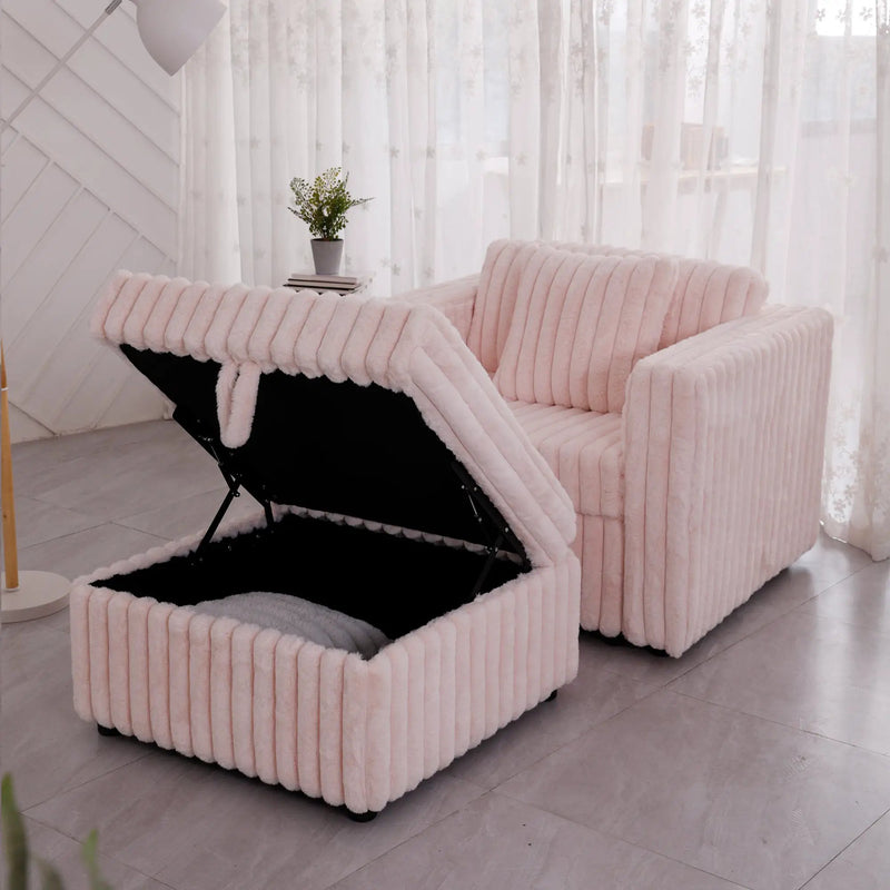 44.9" Soft Modular Sofa Single by HouseOfZazla