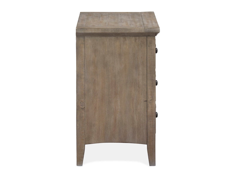 Paxton Place - Wood Drawer Nightstand - Dove Tail Gray, photo 2 of 7