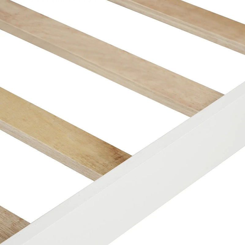 Platform Bed With Slat Support And Headboard And Footboard by HouseOfZazla