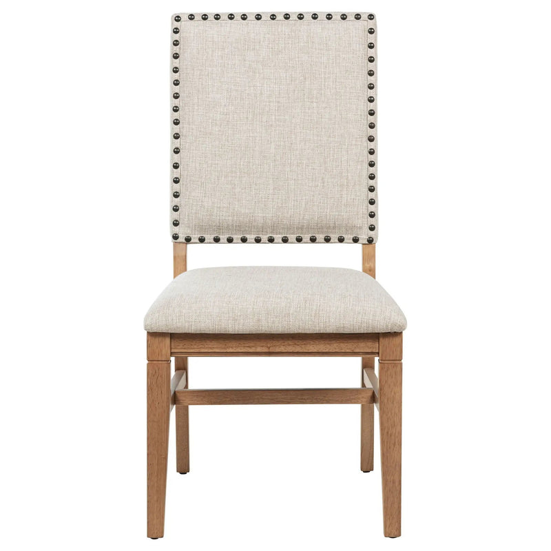 Middleton Upholstered Dining Side Chair Beige (Set of 2) by Unique Piece Furniture