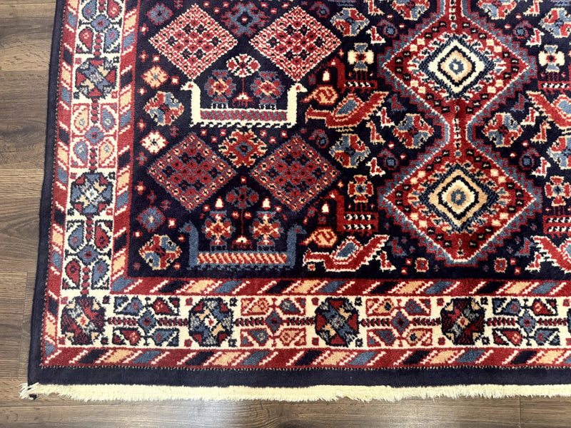 Karastan Rug 5x8, Yuruk Collection #530, Geometric Tribal Wool Pile Vintage Carpet by Jewel Rugs