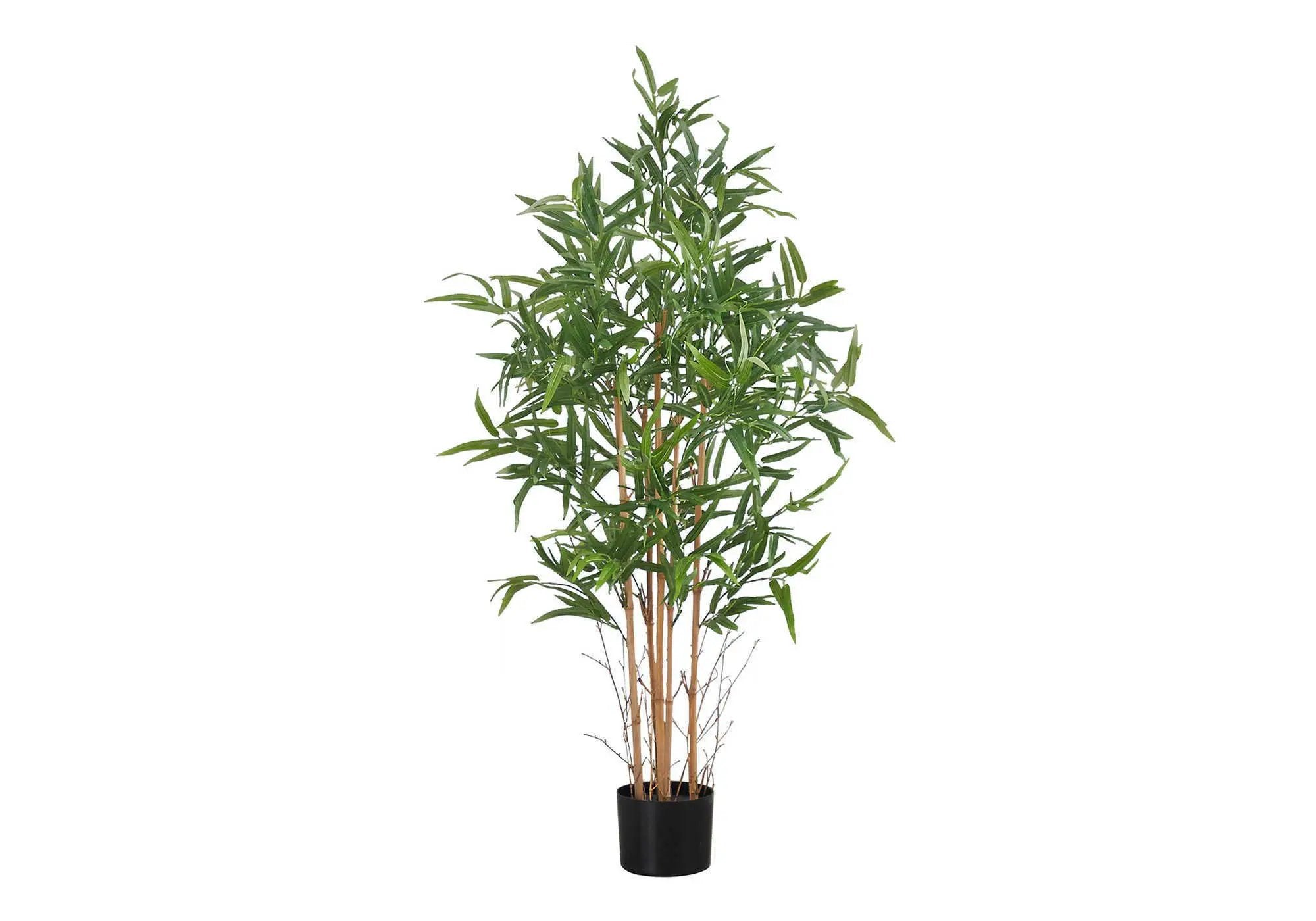 50" Tall Artificial Bamboo Tree, Potted Decorative Plant by HouseOfZazla