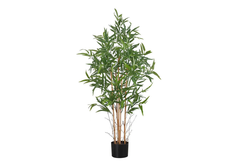 50" Tall Artificial Bamboo Tree, Potted Decorative Plant by HouseOfZazla