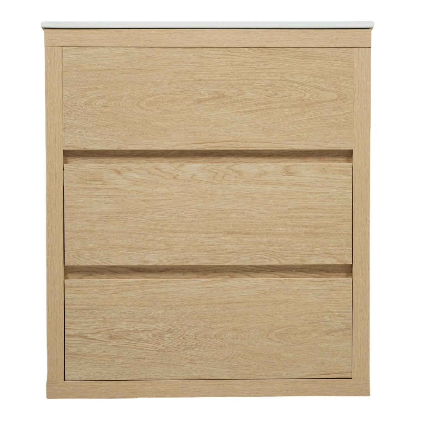 Freestanding Bathroom Vanity with Ceramic Sink and 2 Full Extension Drawers by HouseOfZazla