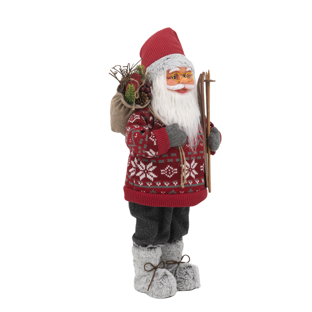 10.6X7.5X23.6" Standing Santa, photo 4 of 10