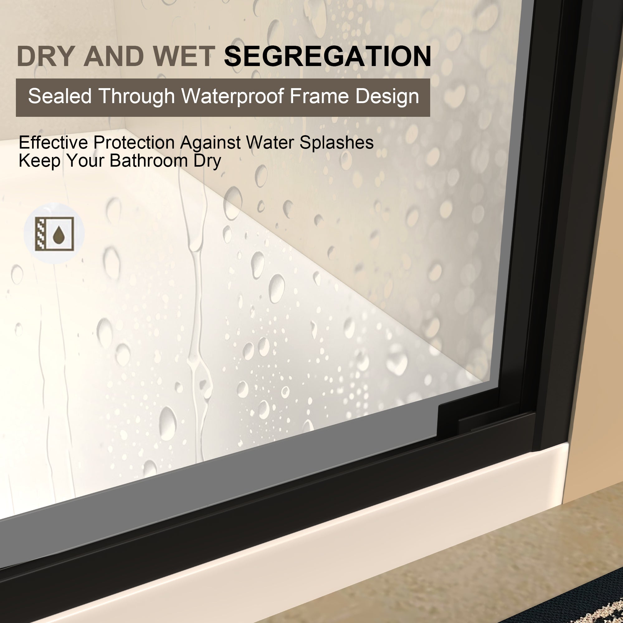 Semi-Frameless Double Sliding Glass Shower Doors by HouseOfZazla