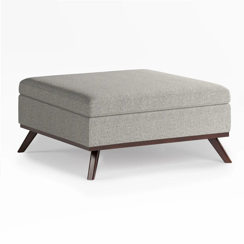 Owen - Multifunctional Square Coffee Table Storage Ottoman by HouseOfZazla