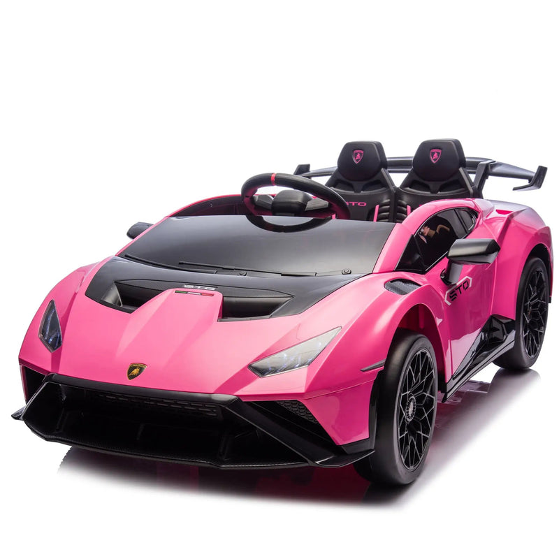 Lamborghini Huracan Sto 24V Kids Electric Ride-On Drift Car by HouseOfZazla