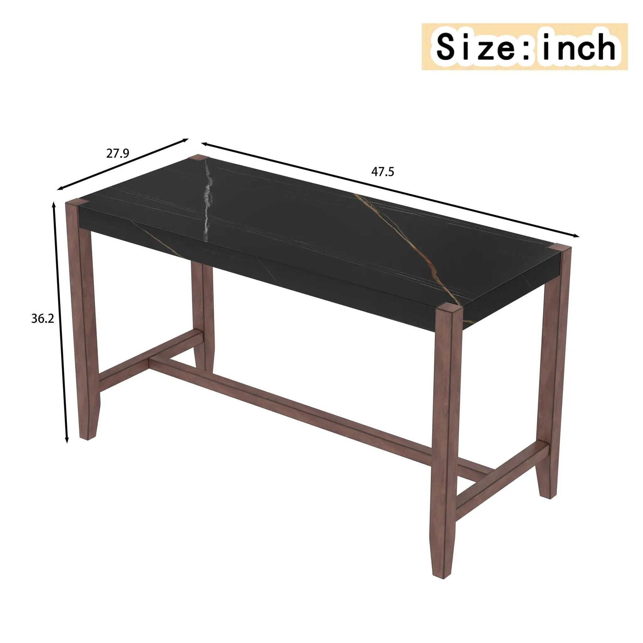 Counter Height Bar Table For Kitchen by Unique Piece Furniture