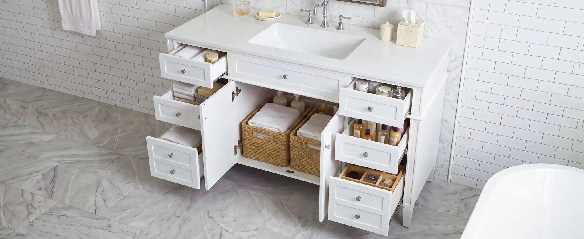 48 Inch Bathroom Vanity with Sink Top by HouseOfZazla