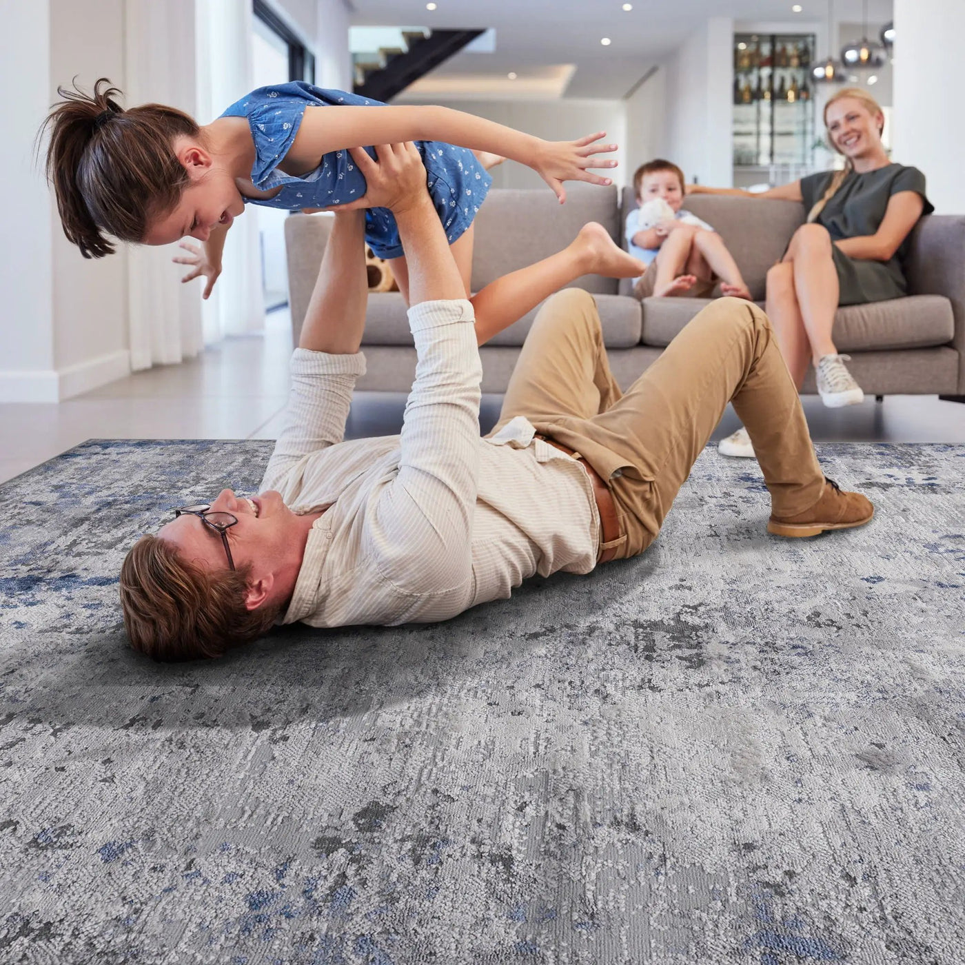 Marfi - Abstract Area Rug by HouseOfZazla