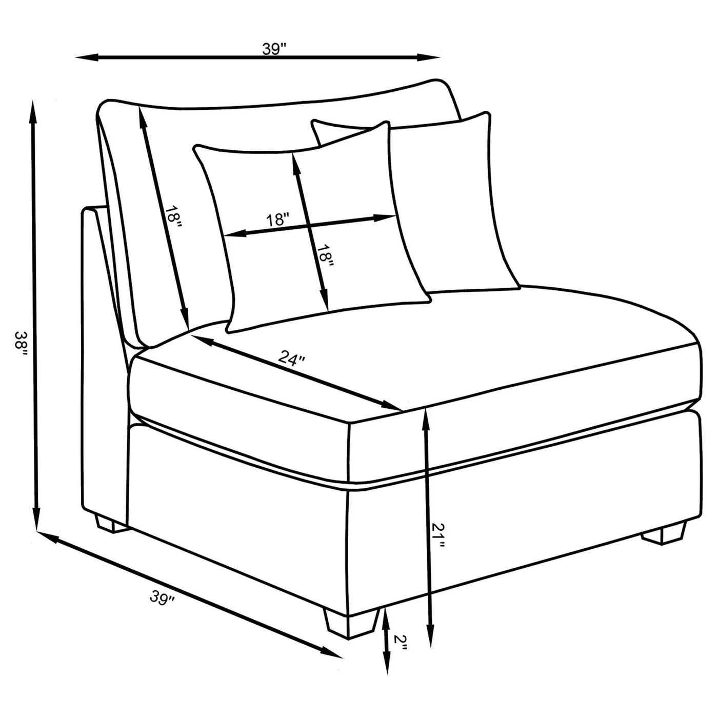 Lafayette - Modular Upholstered Sectional Sofa by HouseOfZazla