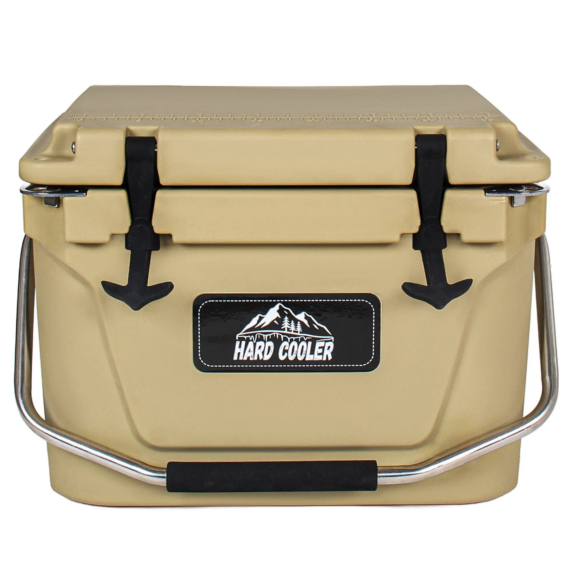 20 Quart Khaki Cooler, Ultra-Tough Hard Shell Ice Chest by HouseOfZazla
