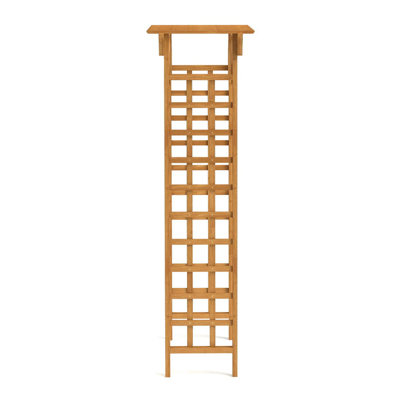 Arbor, Wedding Arch For Ceremony, Trellis For Plant Climbing, Christmas Decor Pergola For Garden Backyard - Yellow by Unique Piece Furniture