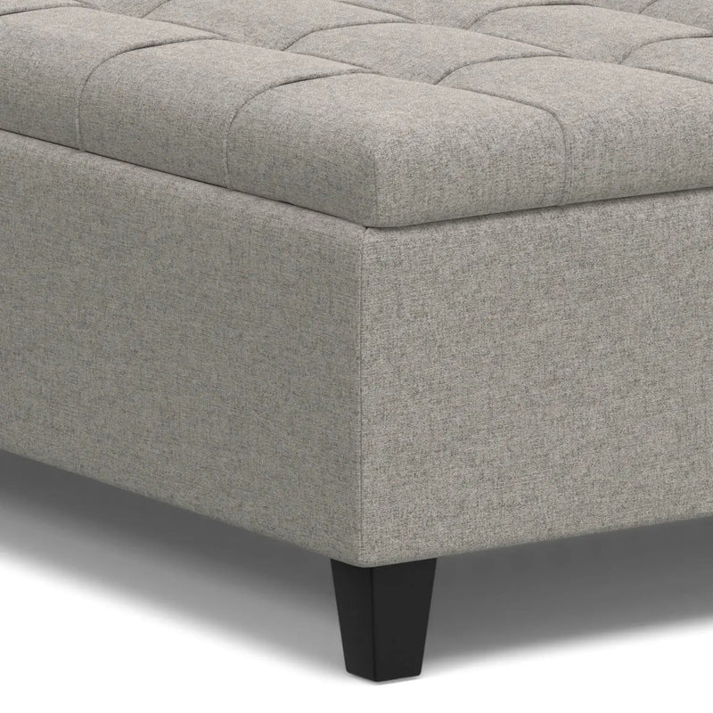 Harrison - Upholstered Coffee Table Storage Ottoman by HouseOfZazla