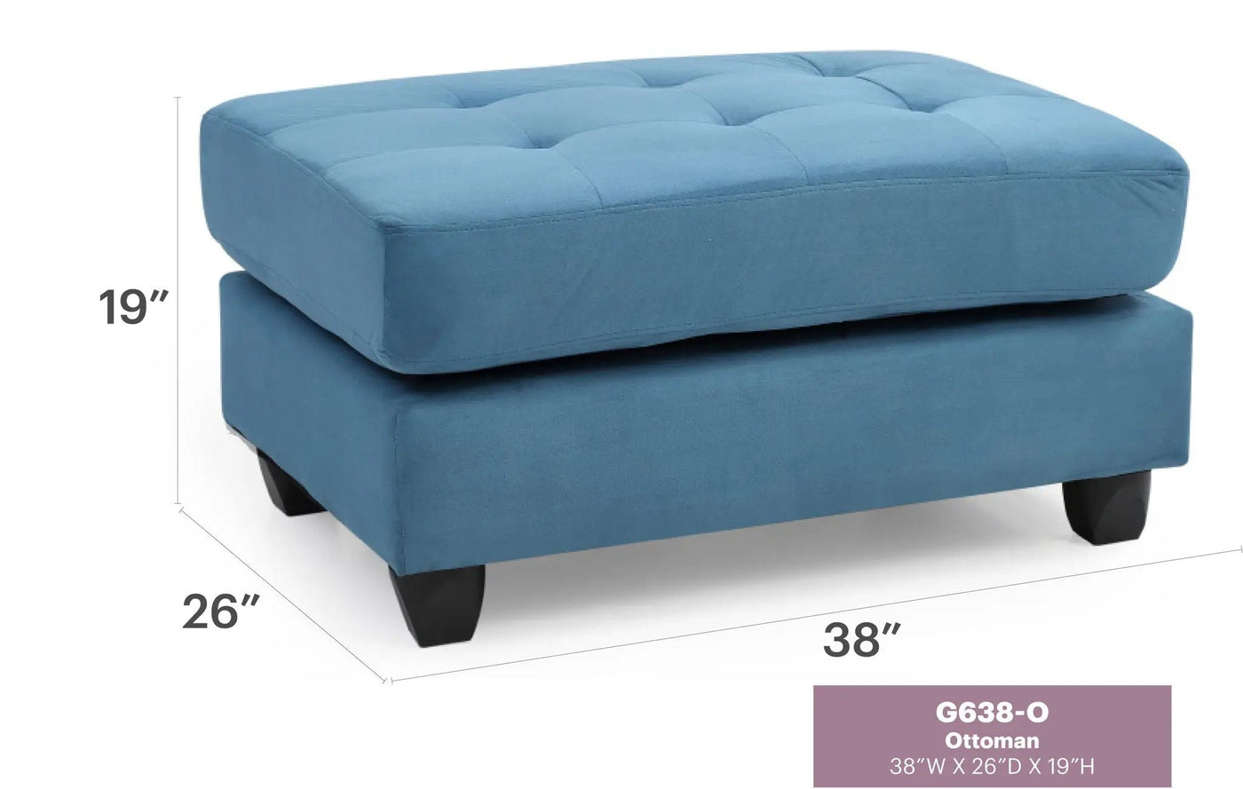 Chic Contemporary Ottoman by HouseOfZazla