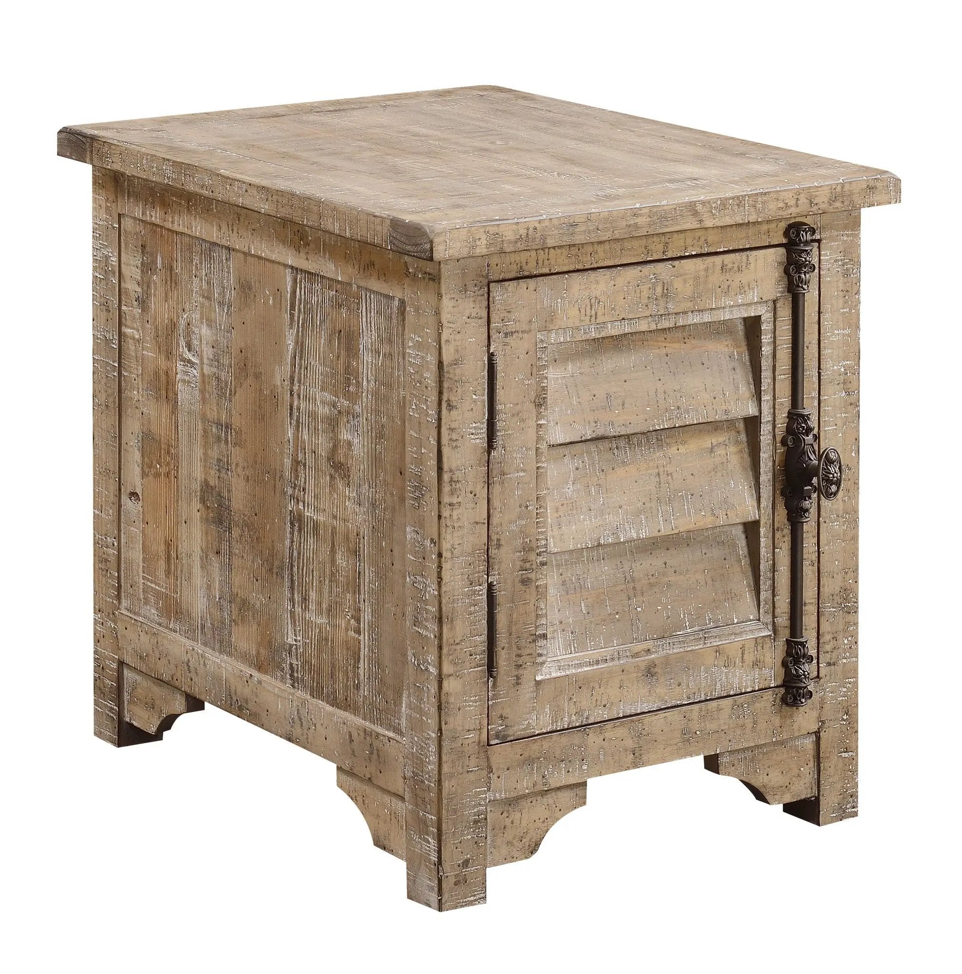 Chair Side Table - Taupe by Unique Piece Furniture