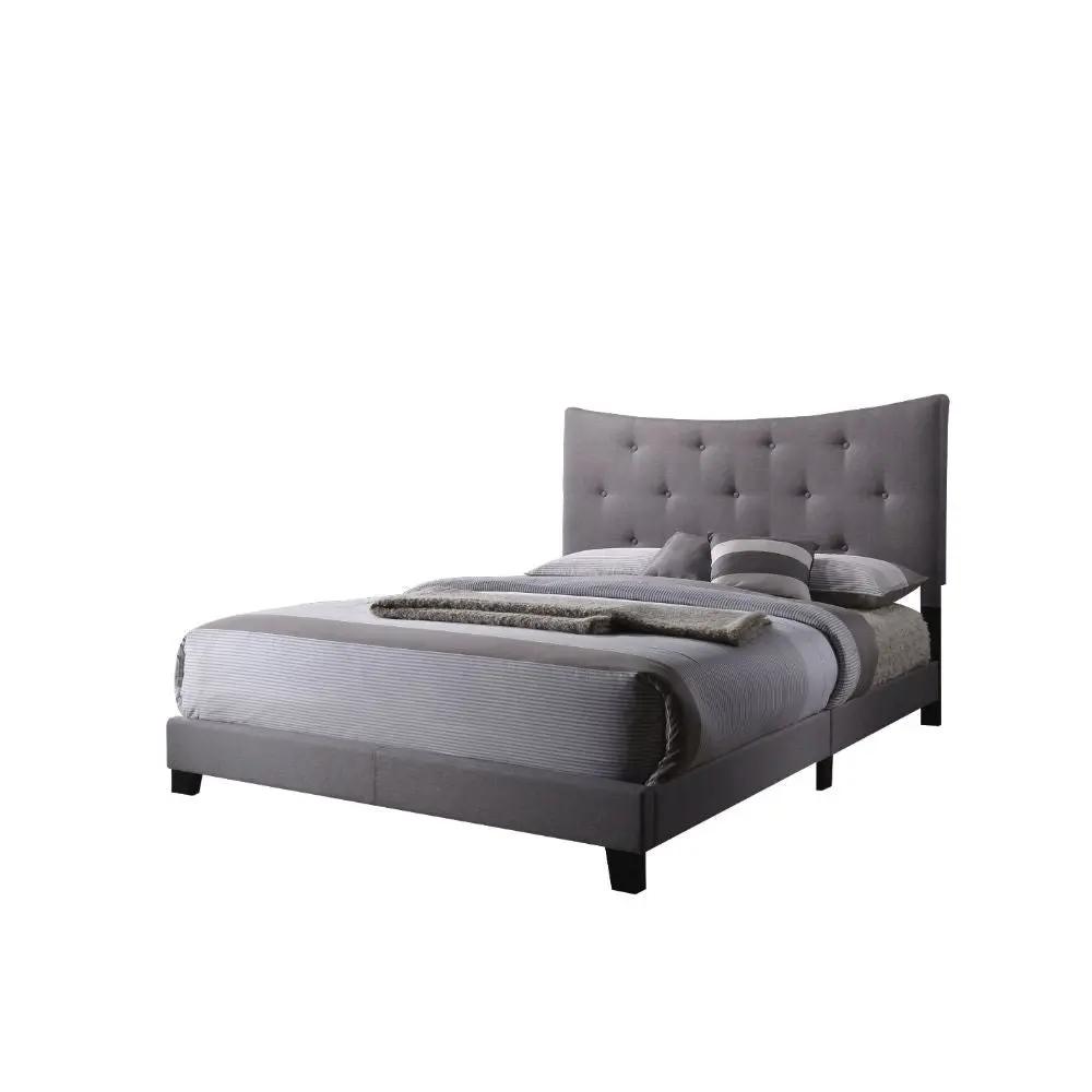 Venacha - Queen Bed - Gray Fabric by Unique Piece Furniture