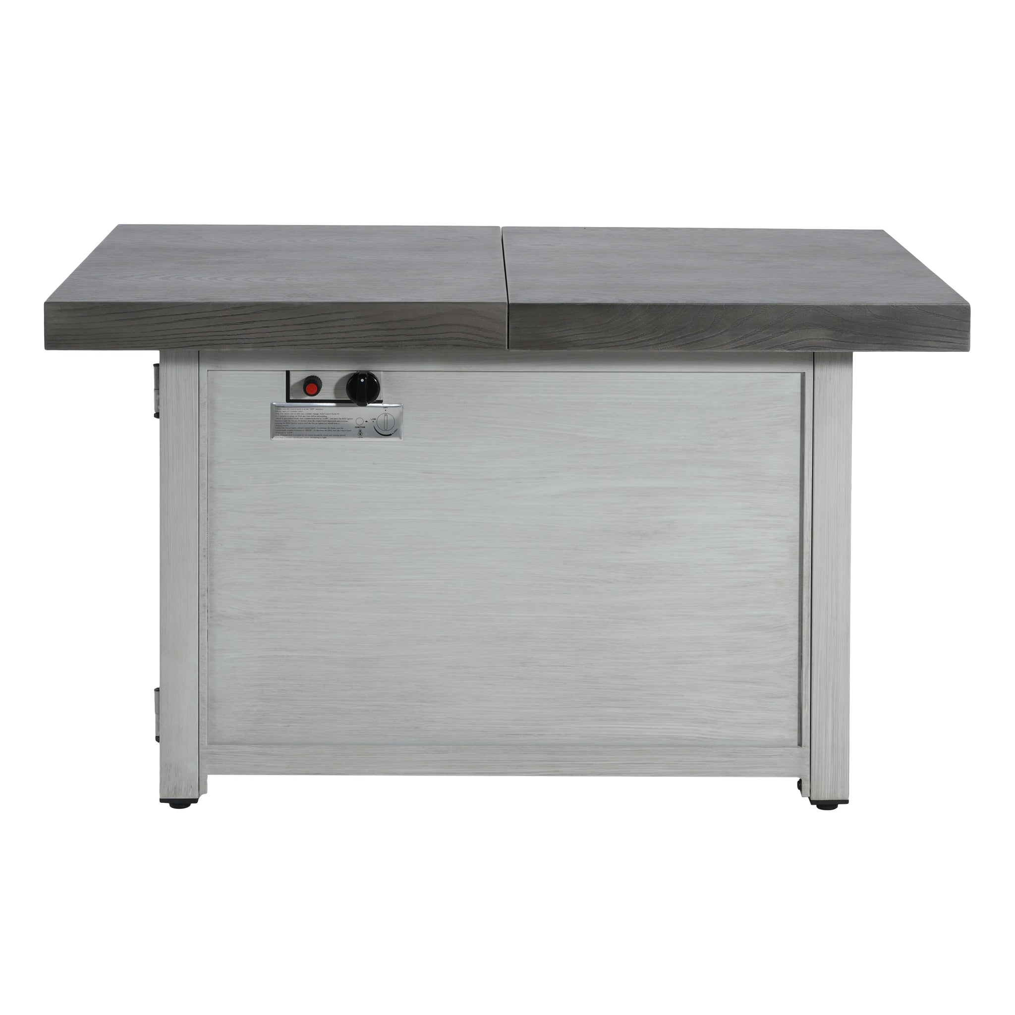 Extendable Rectangle Aluminum Alloy Fire Pit Table, 50,000 BTU by HouseOfZazla