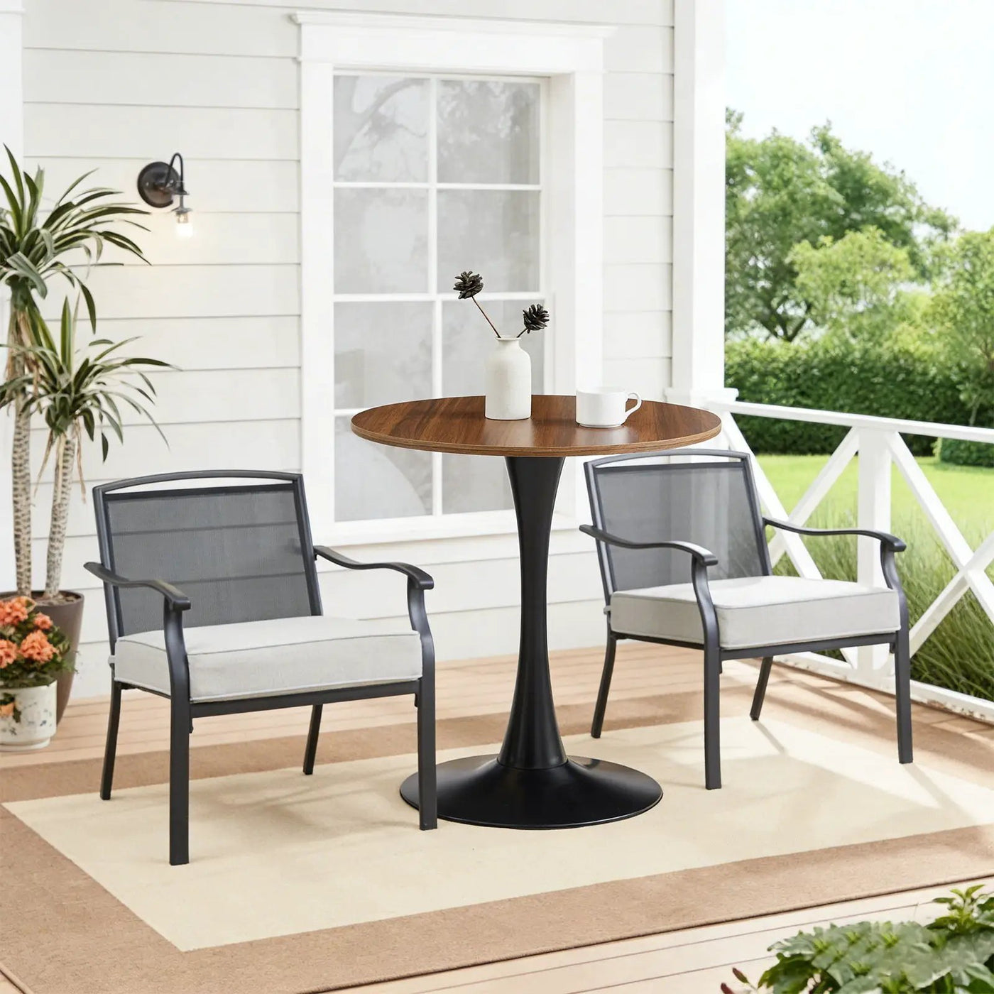 Round Dining Table With Tulip Style Base by HouseOfZazla