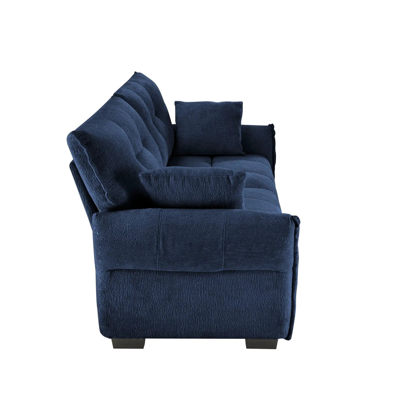 Modern Sofa & Pillows, Textured Cover, High Rebound Cushions by Unique Piece Furniture