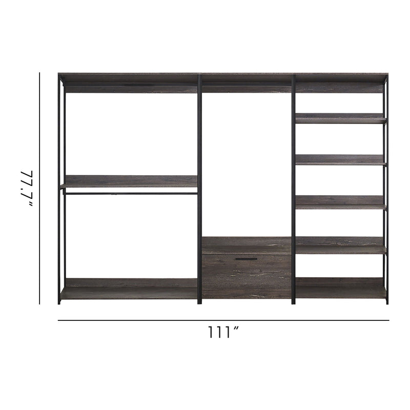 Monica - Walk-In Closet System, Modular Design - Rustic by HouseOfZazla