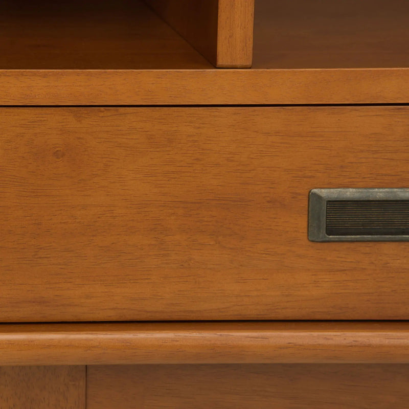 Draper - Mid Century Wide Bookcase And Storage Unit by HouseOfZazla