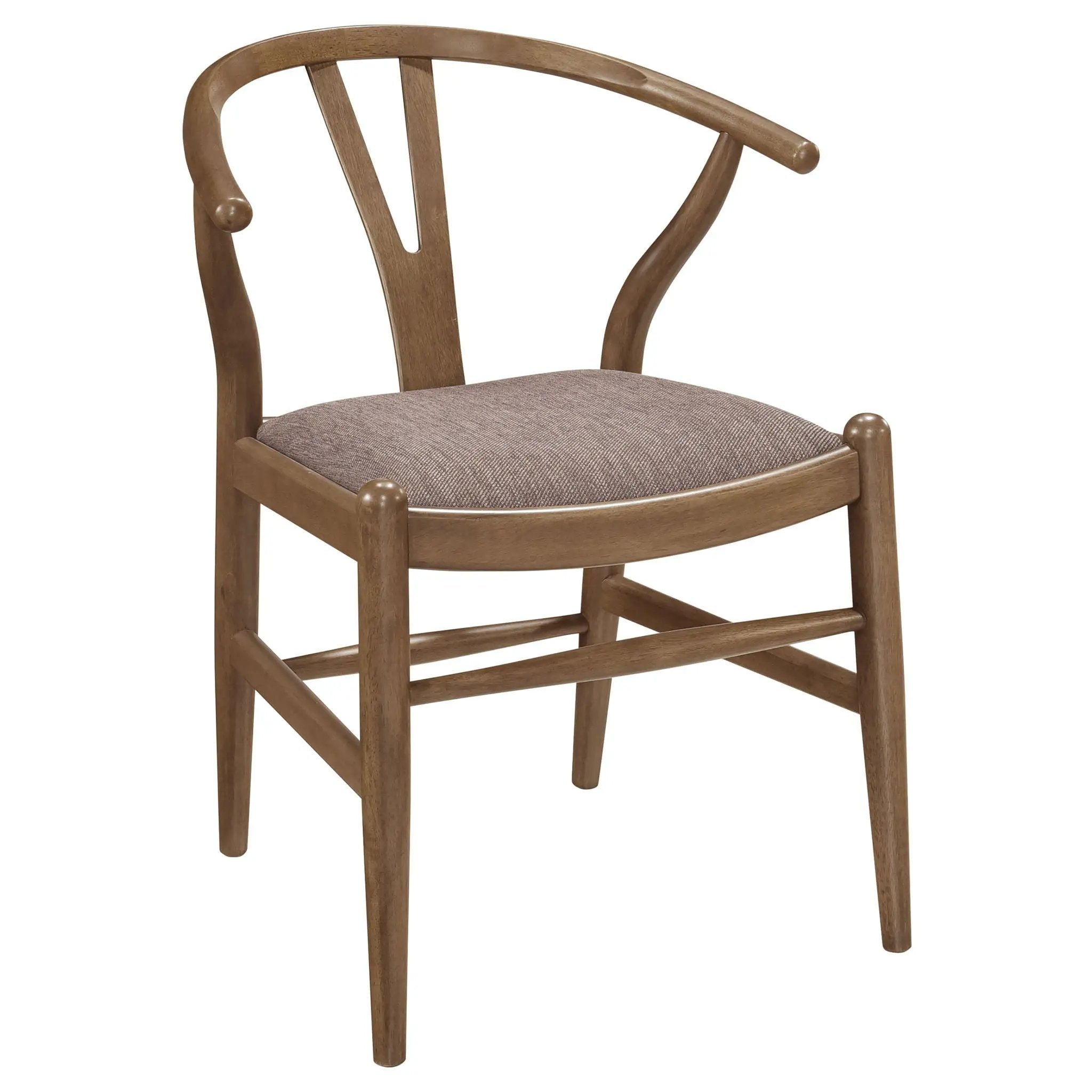 Dinah 5-piece Round Solid Wood Dining Set Walnut by Unique Piece Furniture