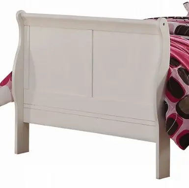 Louis Philippe III White Finish Full Bed by HouseOfZazla