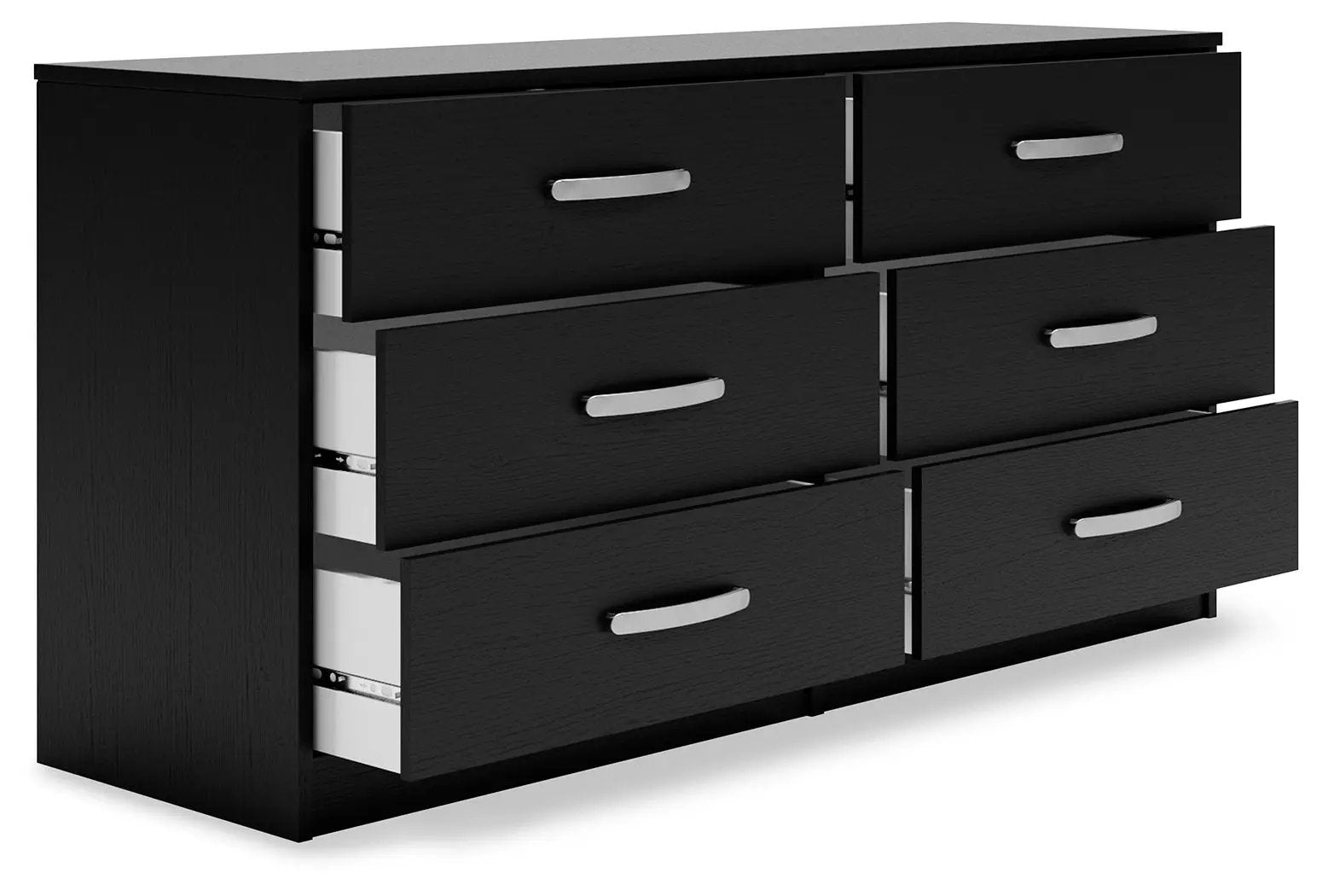 Finch - Six Drawer Dresser - Black by Unique Piece Furniture