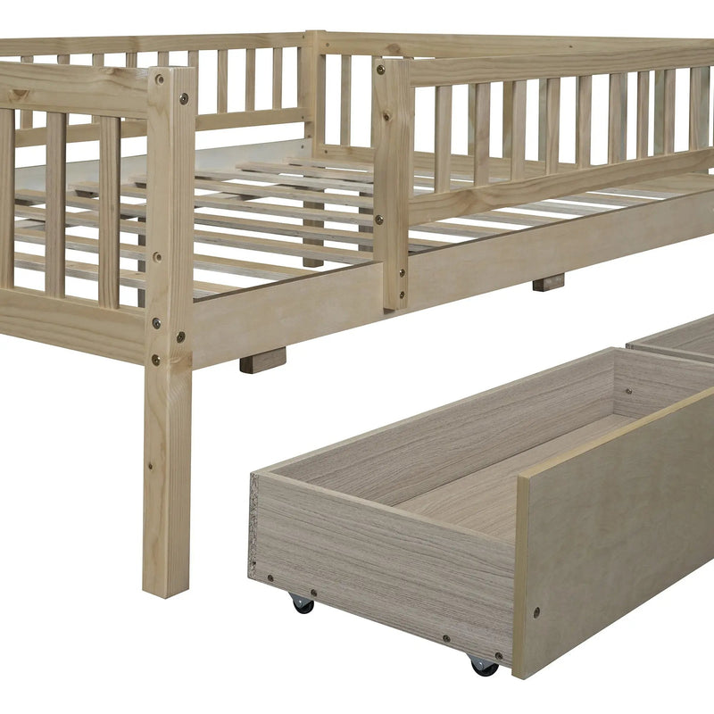 Multi Functional Wooden Daybed Bed by Unique Piece Furniture