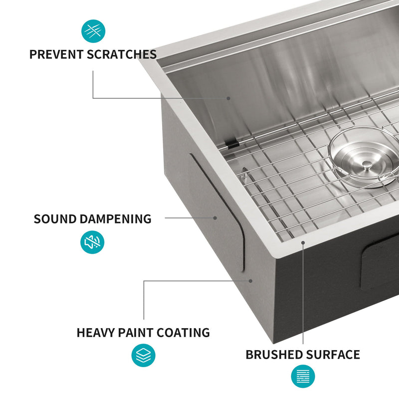 Laundry Workstation Undermount Utility Sink, Deep Single Bowl by HouseOfZazla