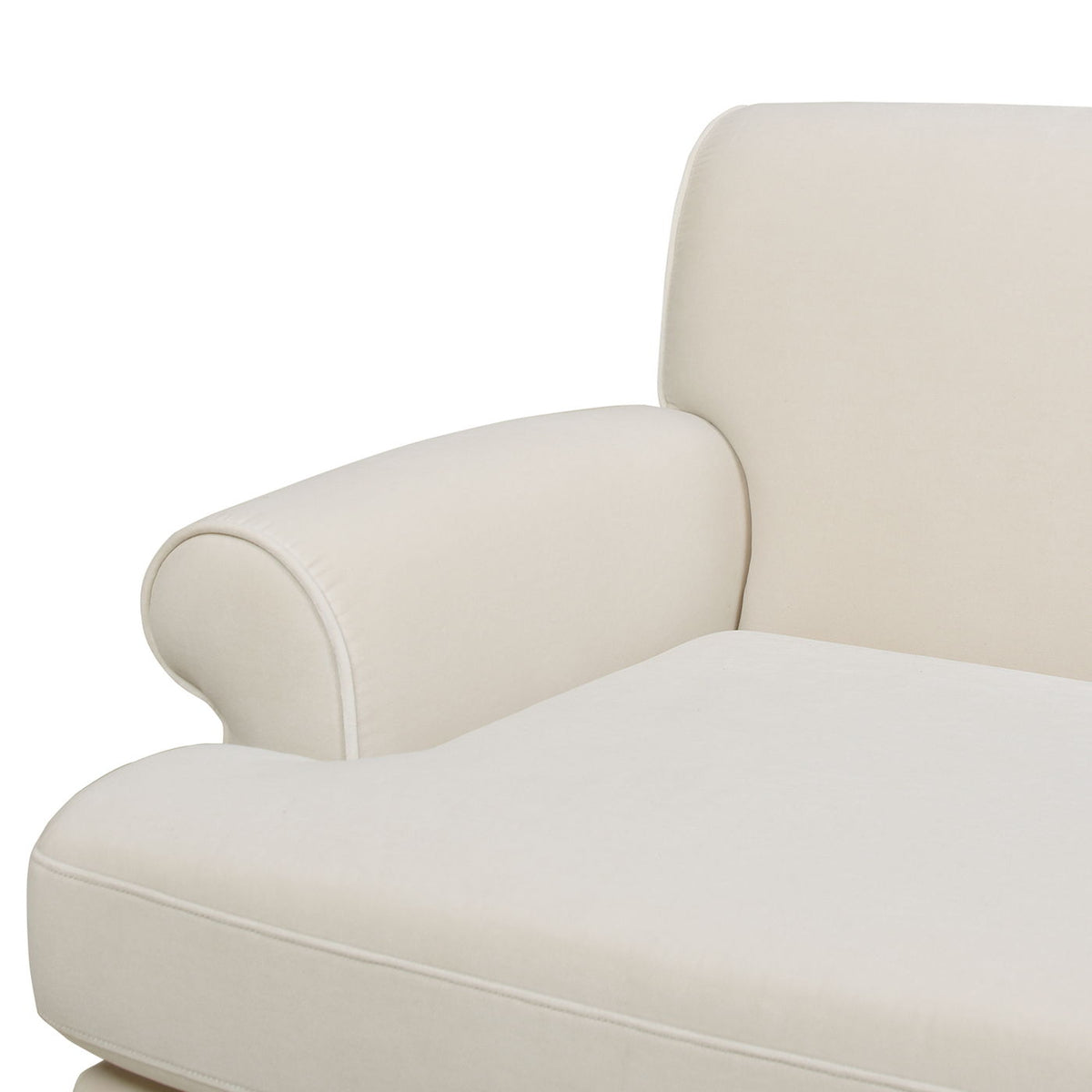 Two Cushion Tightback Sofa with Removable Cushions - Beige or Light Brown, photo 7 of 25