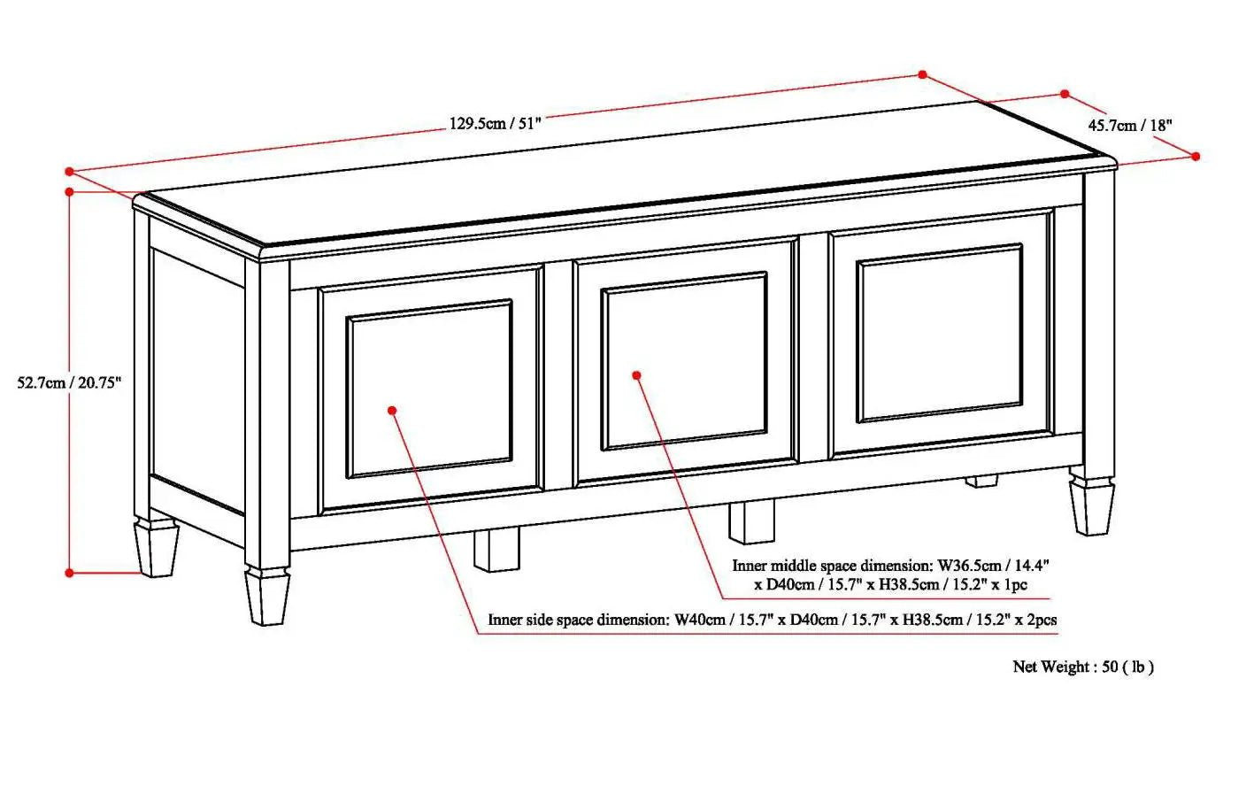 Connaught - Handcrafted Storage Bench Trunk by HouseOfZazla