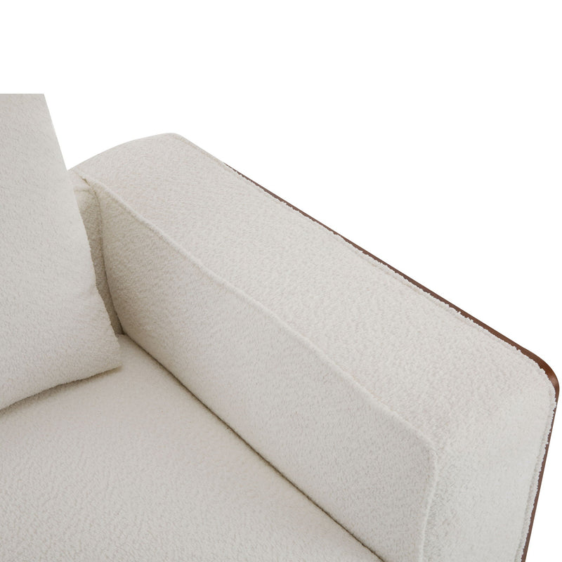 Chita Sectional Sofa 3 Seater With Light Strip - Beige by HouseOfZazla