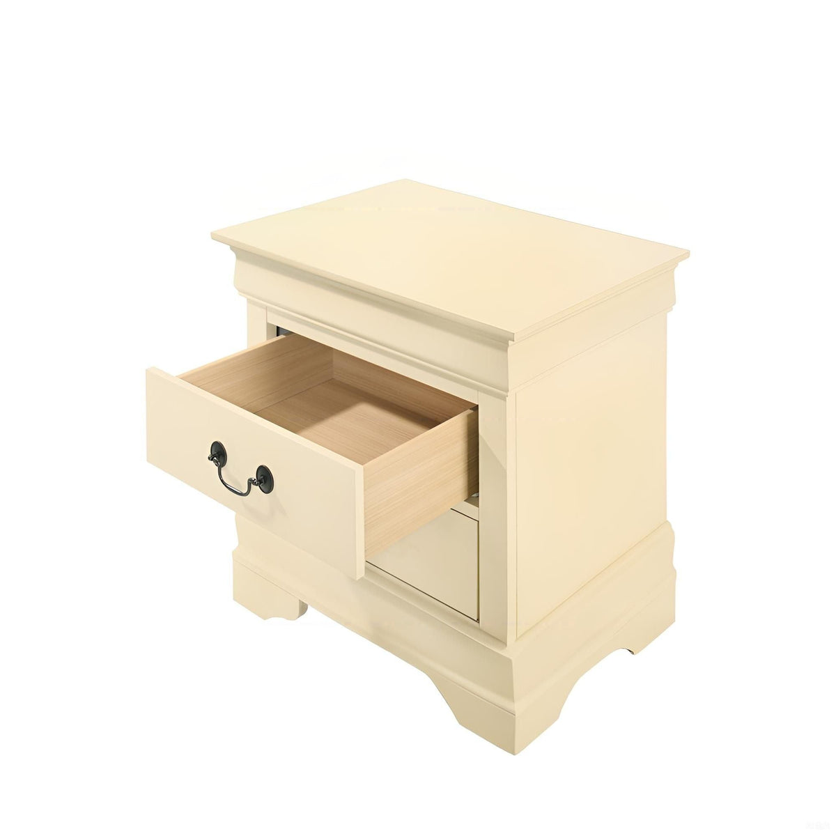 Traditional Style Design Nightstand with Classic Accent - Multiple Colors, photo 17 of 40