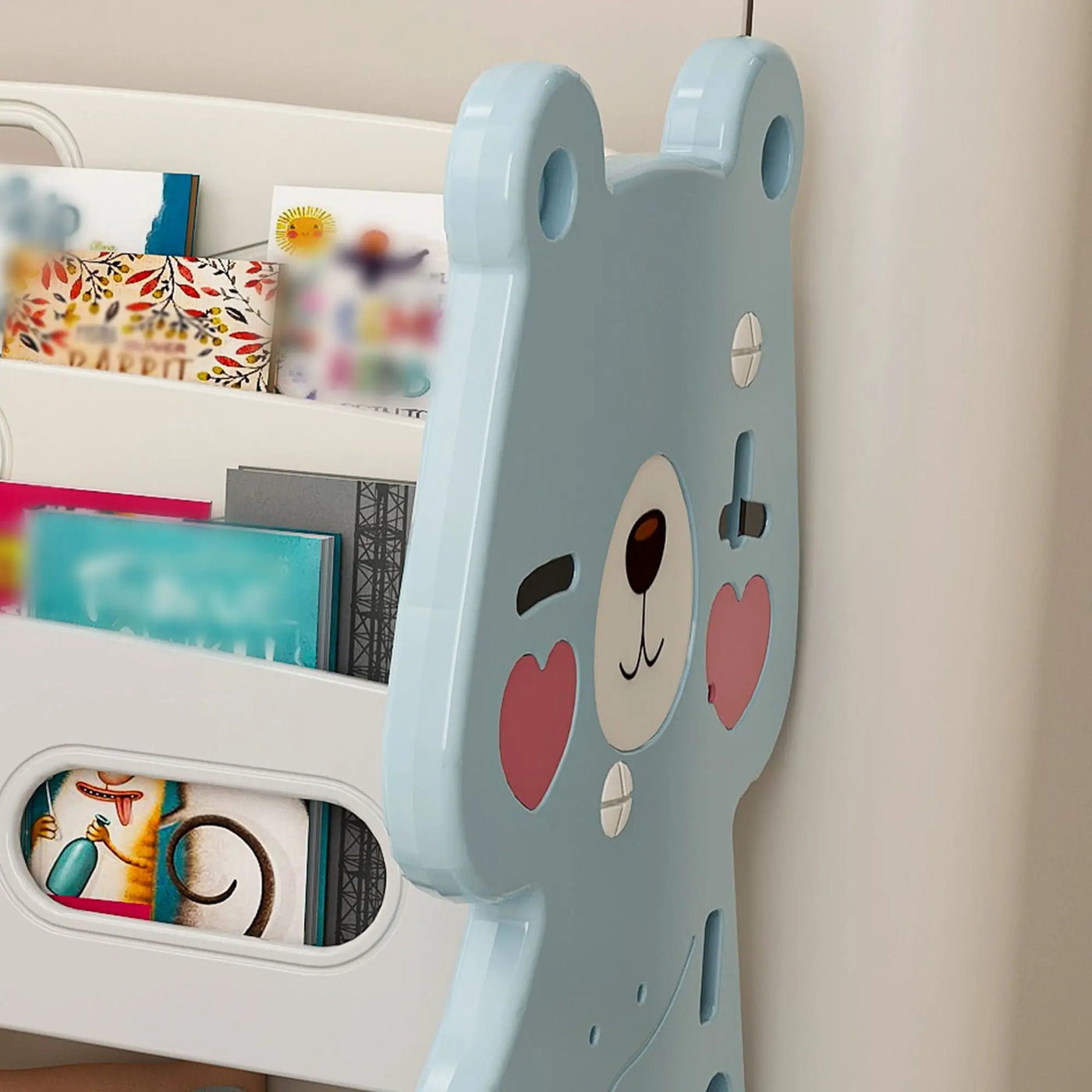 Kids Toy Storage Organizer With 2 Tier Bookshelf, Toy Storage With 12 Bins by HouseOfZazla