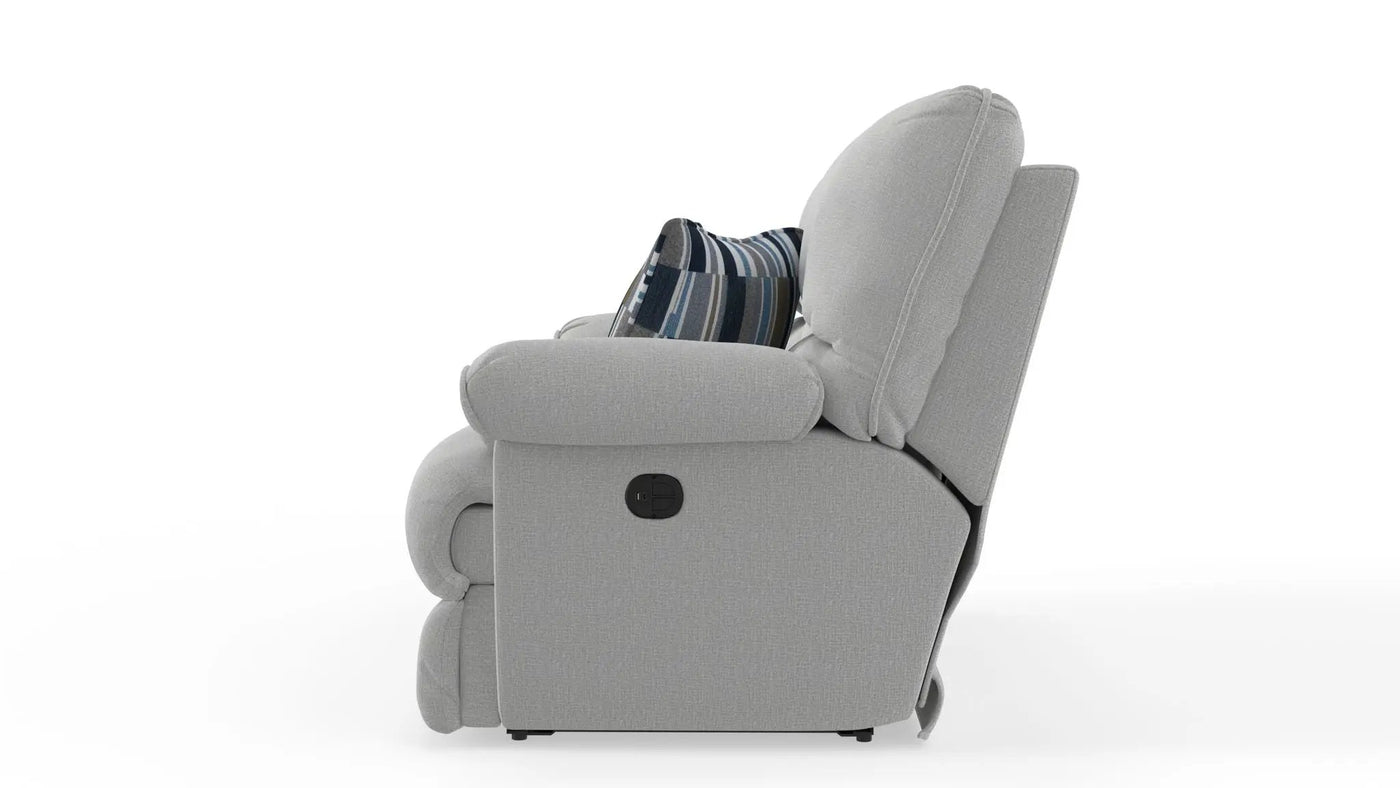 Lenny - Power Lay Flat Reclining Console Loveseat by Unique Piece Furniture